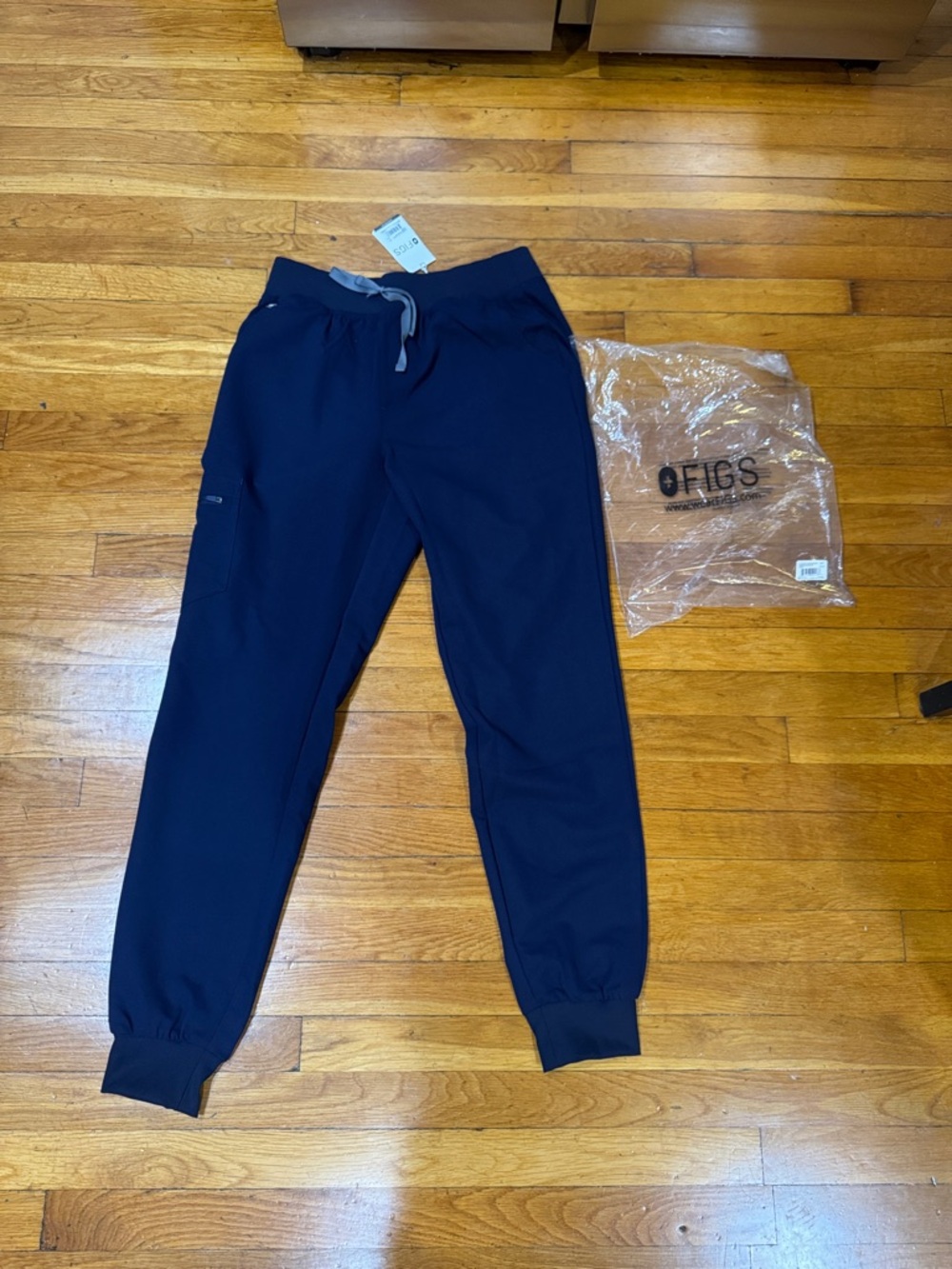 Figs Navy Jogger with Drawstring